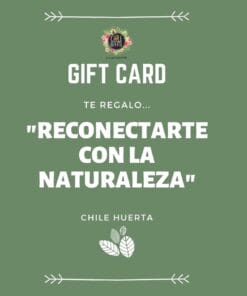 Gift Card Taller Chile Huerta